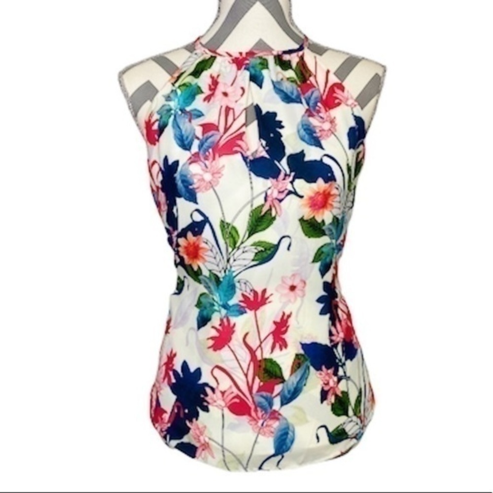 Anthropologie Parker Floral Wrap Blouse size XS